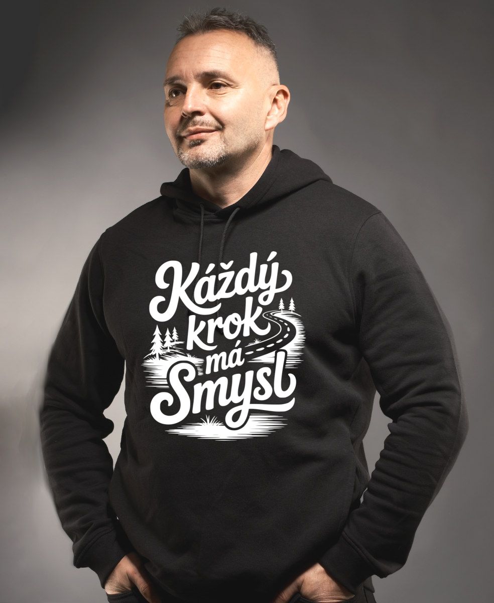 Každý krok má smysl, bílý tisk