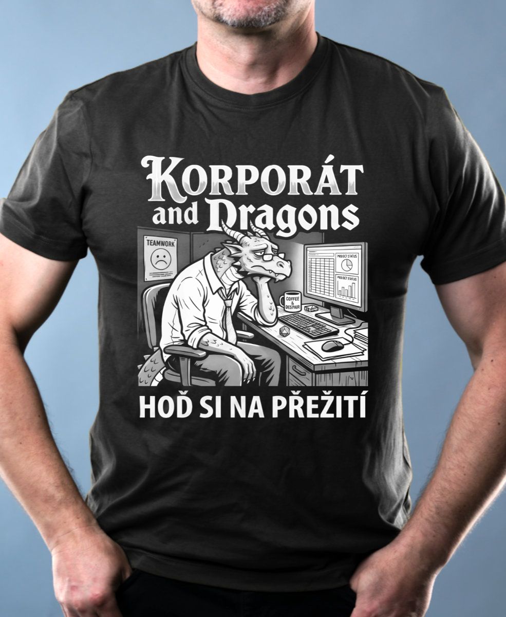 Korporát and dragons, bílý tisk