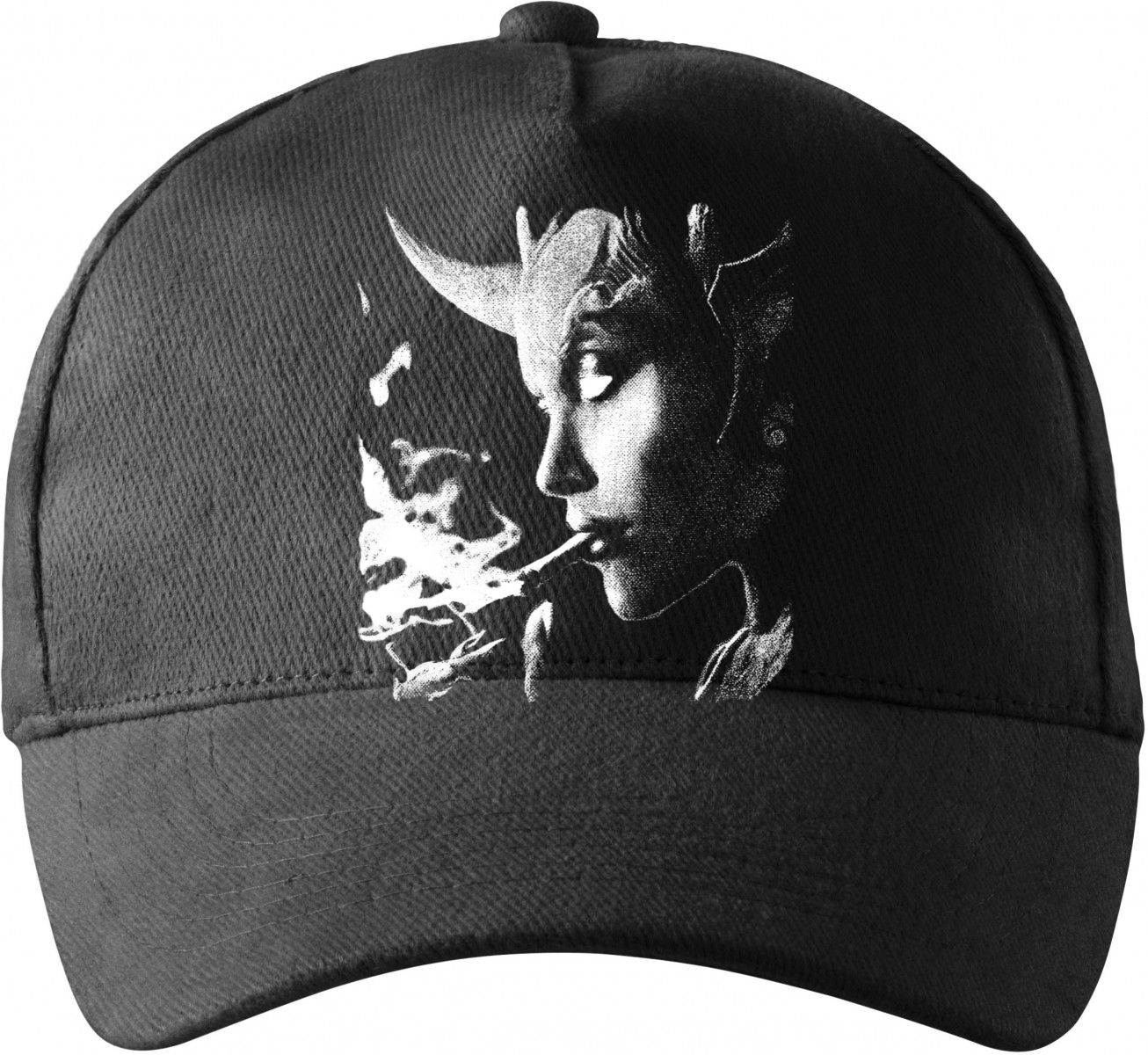 Kouřící ďáblice, bílý tisk