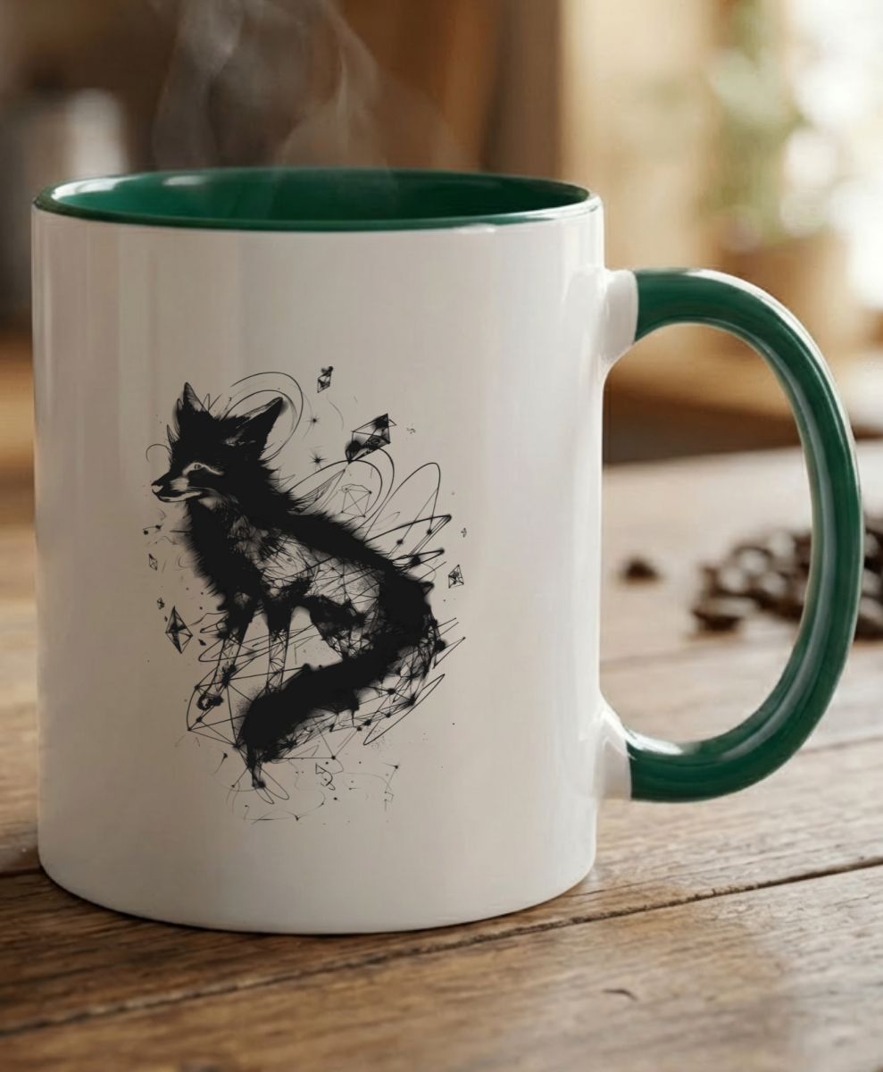 Kouzelná liška, černý potisk