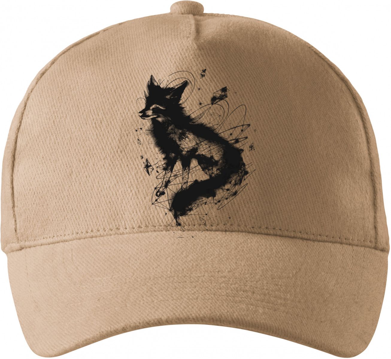 Kouzelná liška, černý potisk