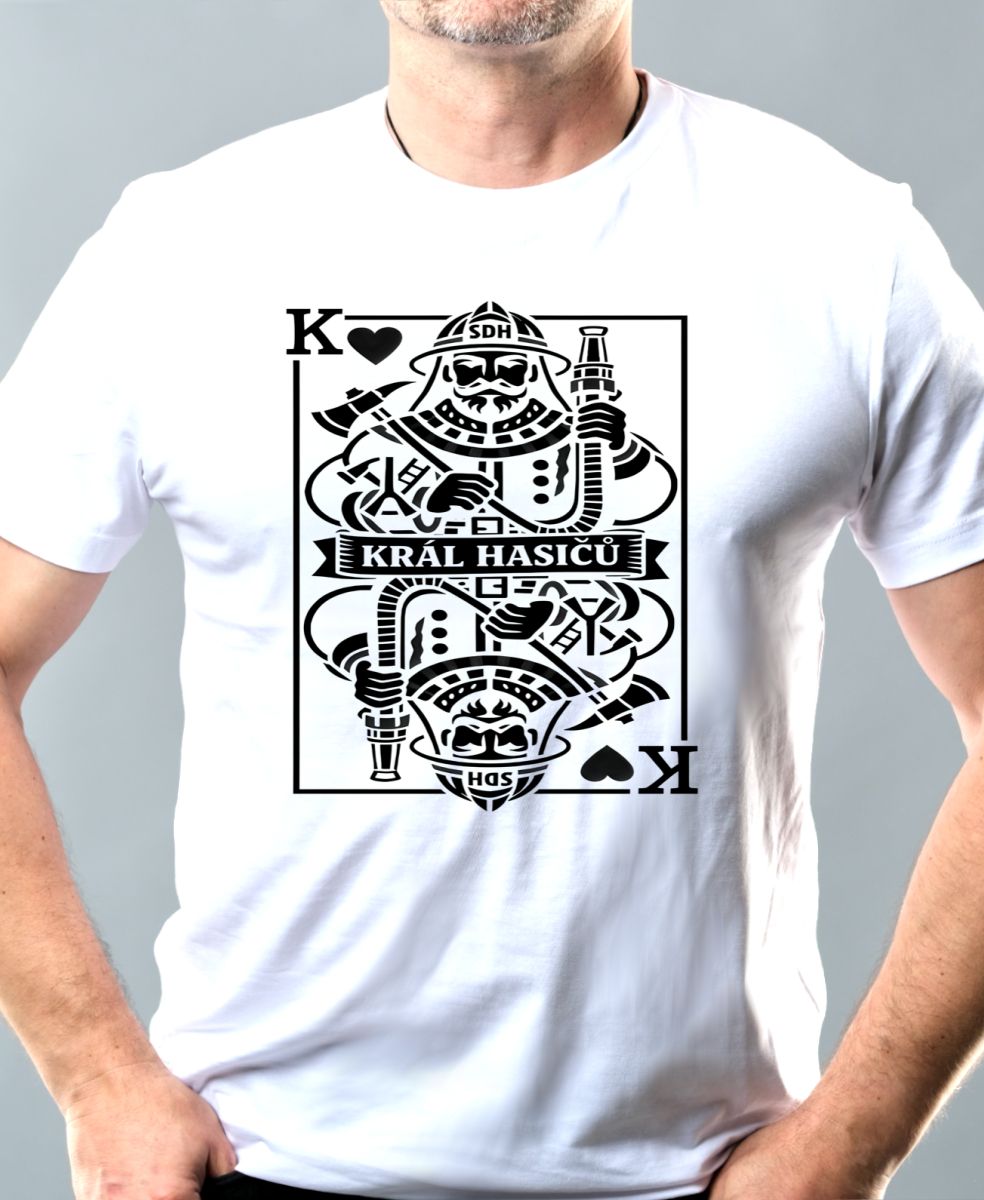 Král hasičů, černý tisk Král hasičů, černý tisk