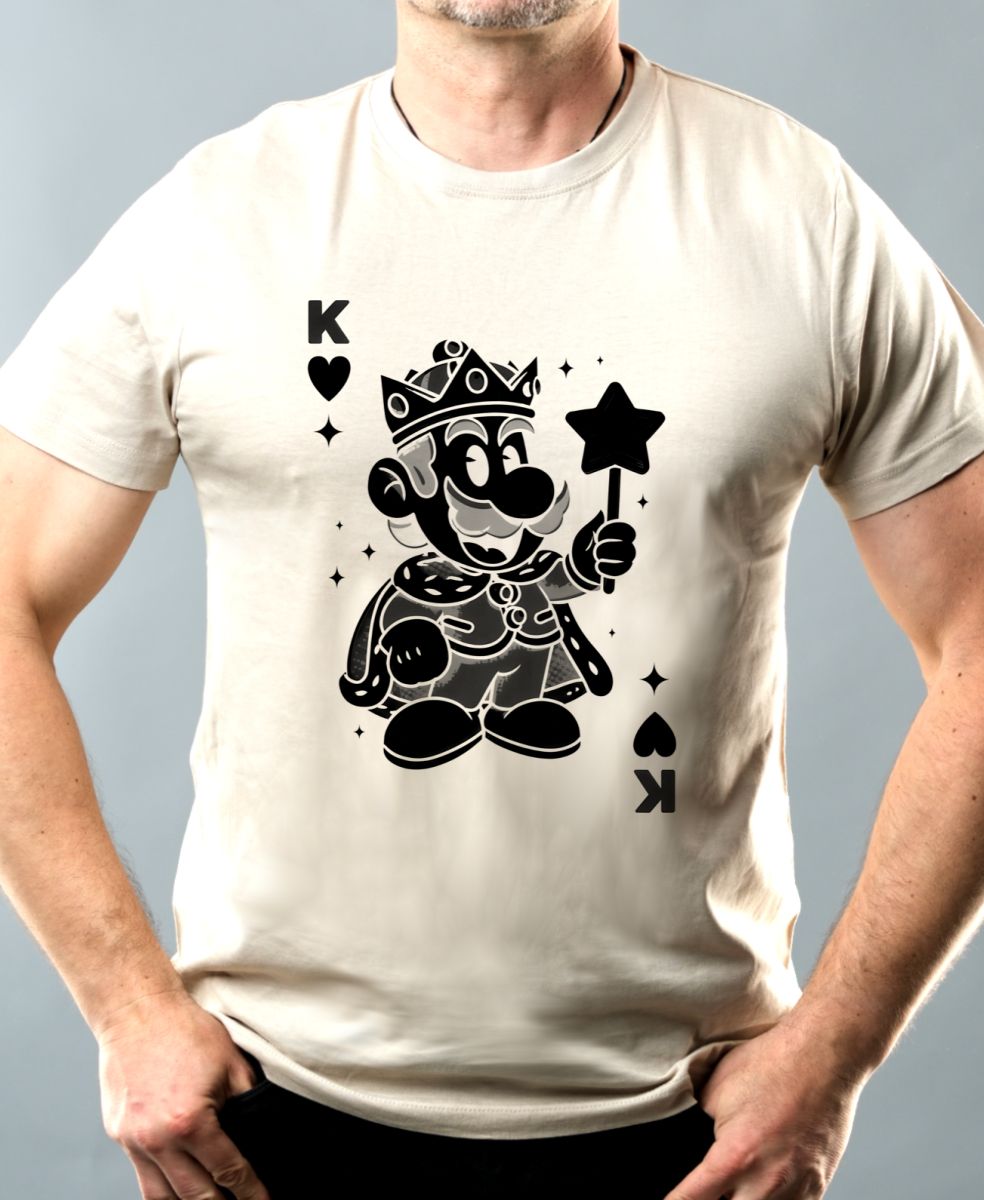 Král srdcí, černý tisk