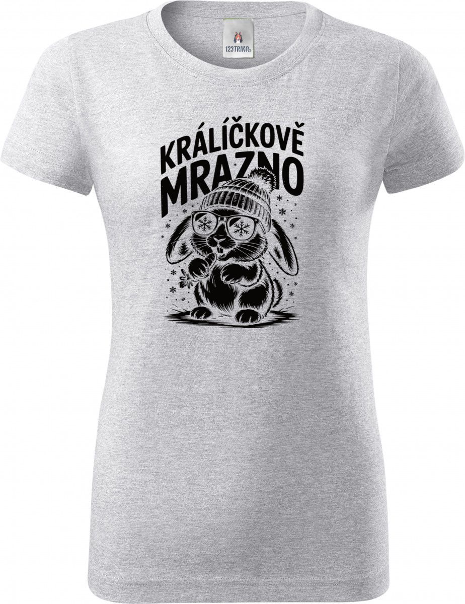 Králíčkově mrazno, černý potisk