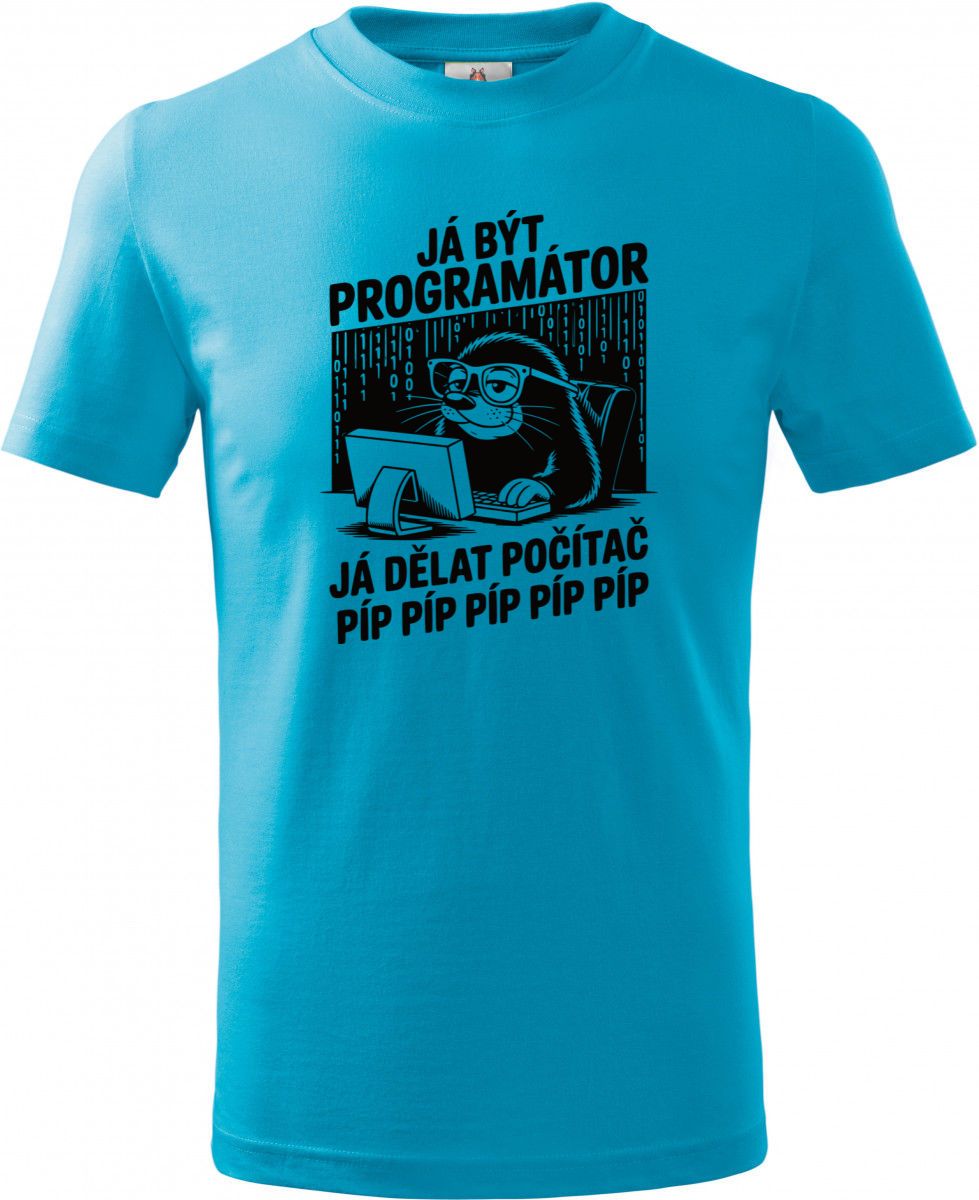 Krtek programátor, černý tisk