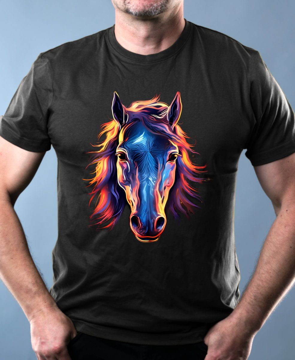 Kůň, neon kolekce, V2