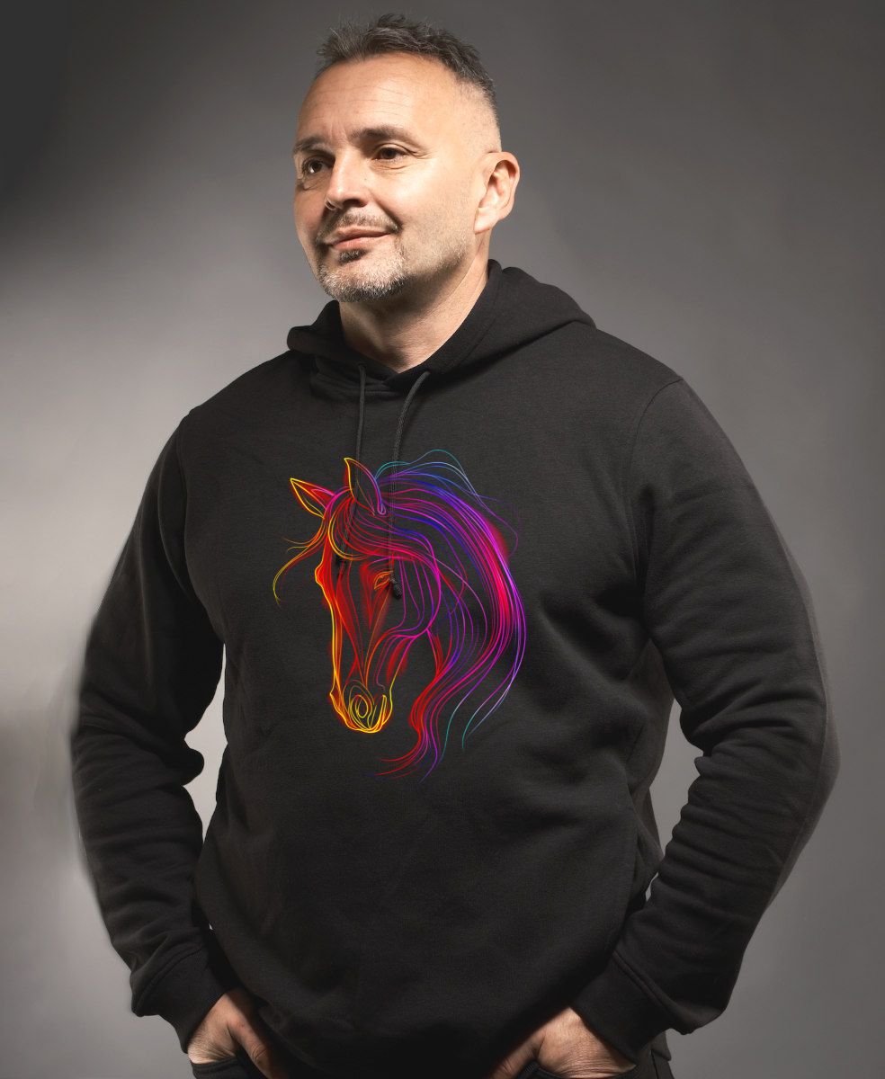 Kůň, neon kolekce, V3
