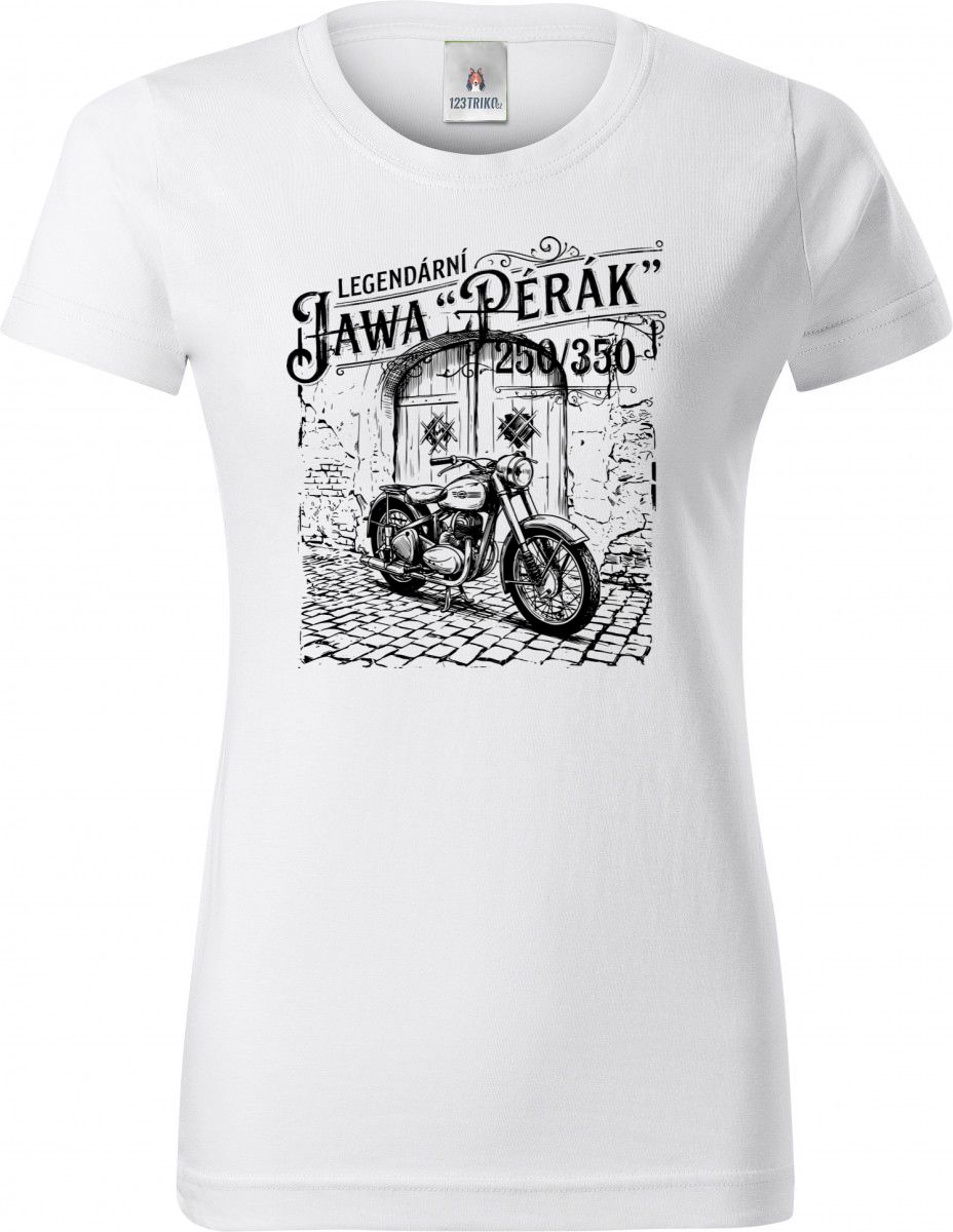 Legendární JAWA  250/350 "Pérák", v26-1, černý tisk