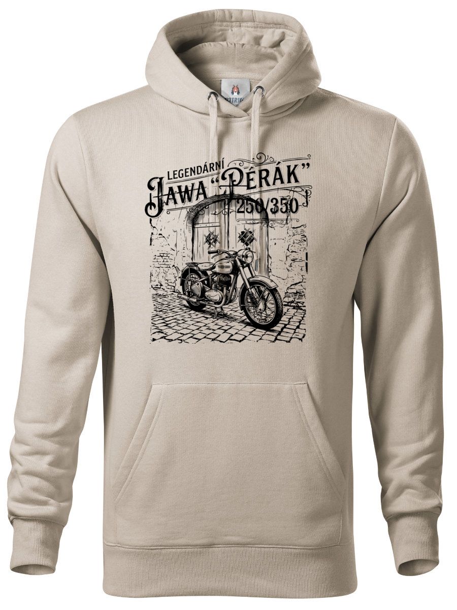 Legendární JAWA  250/350 "Pérák", v26-1, černý tisk