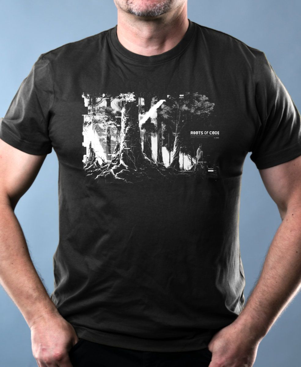 Les kódu, bílý tisk Les kódu, bílý tisk