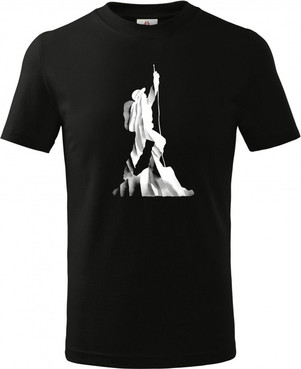 Lezec v oblacích, bílý potisk