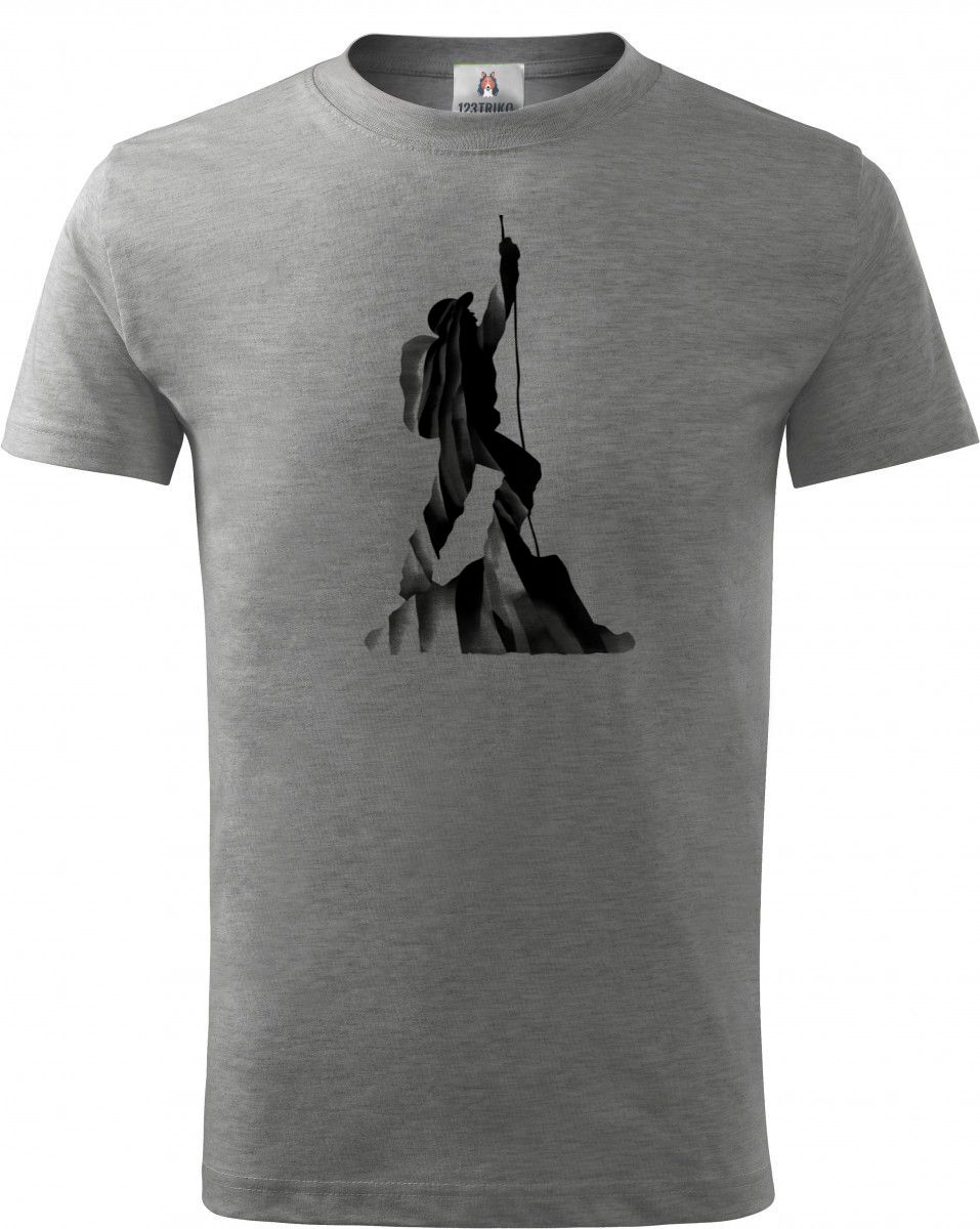 Lezec v oblacích, černý potisk