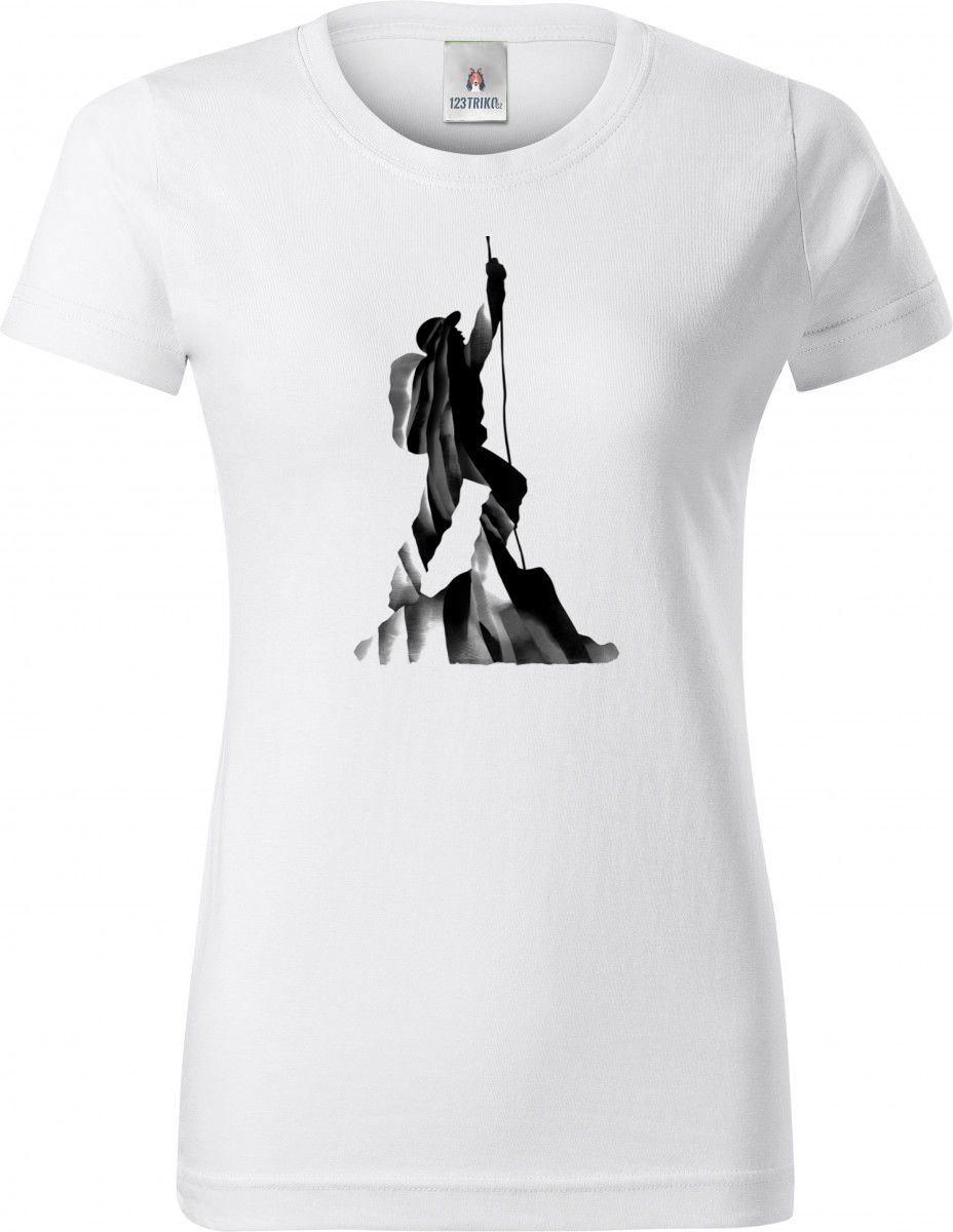 Lezec v oblacích, černý potisk