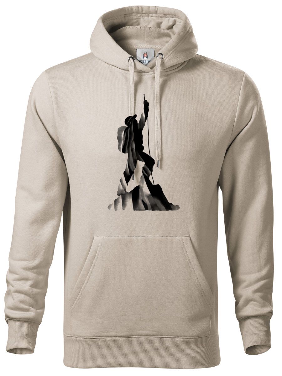 Lezec v oblacích, černý potisk Lezec v oblacích, černý potisk