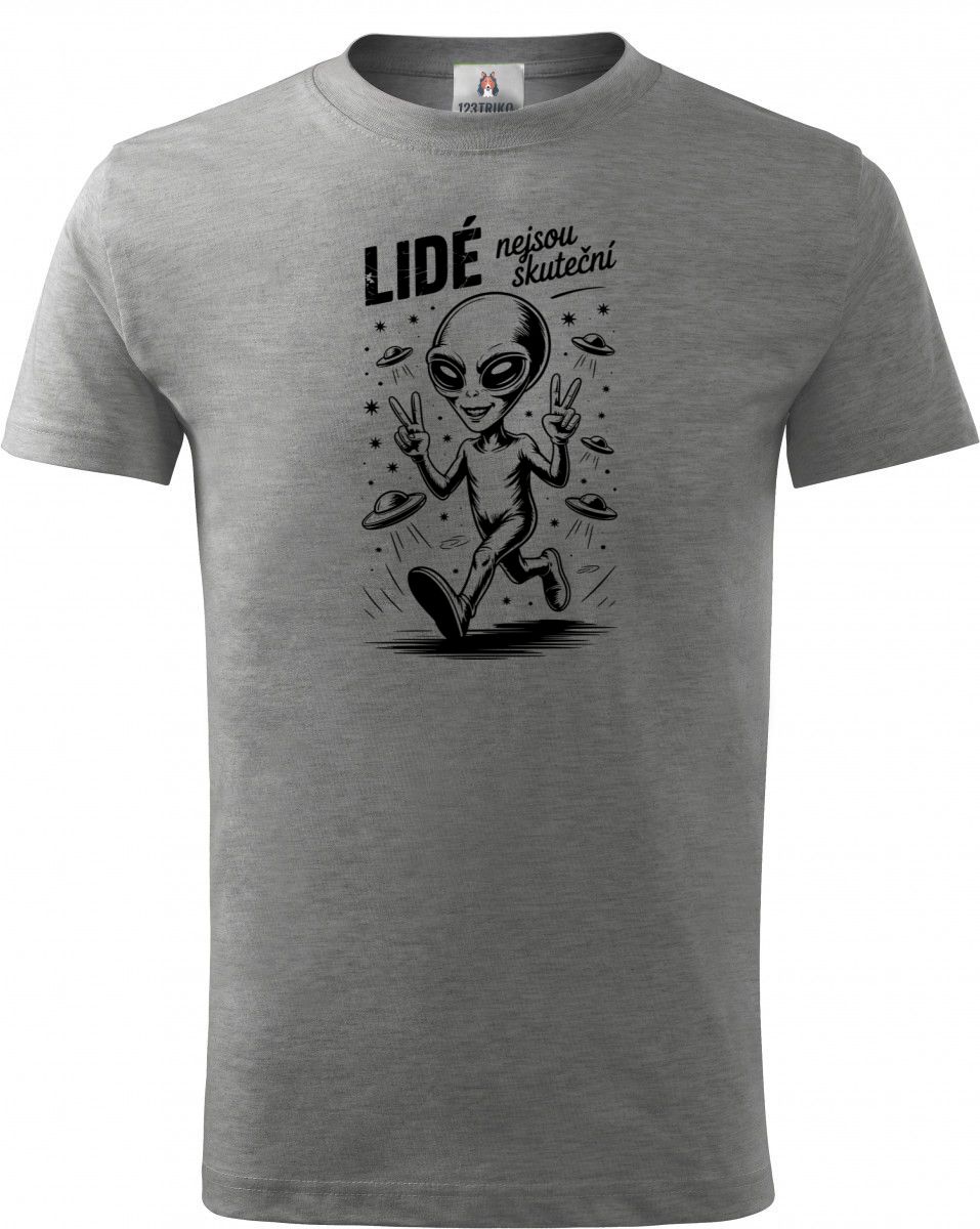 Lidé nejsou skuteční, černý tisk Lidé nejsou skuteční, černý tisk