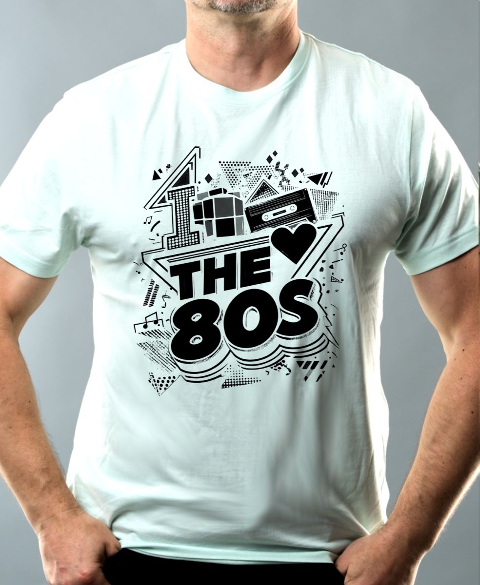 Miluju 80 léta, černý tisk