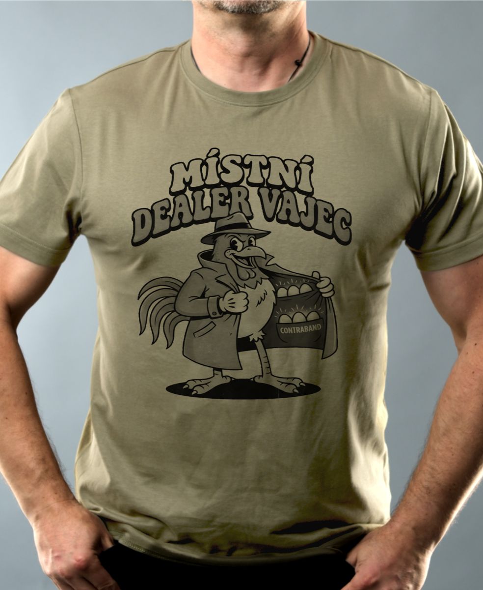 Místní dealer vajec, V1, černý tisk