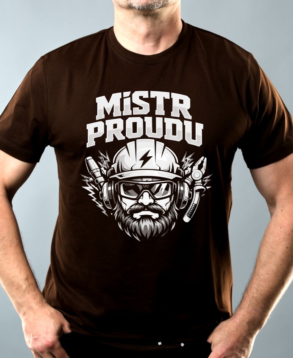 Mistr proudu, bílý potisk