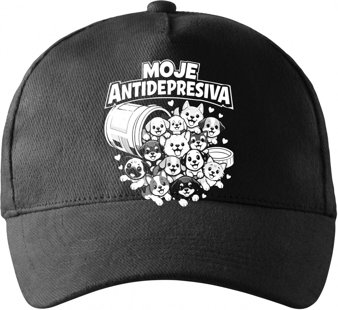 Moje antidepresiva psi, bílý potisk