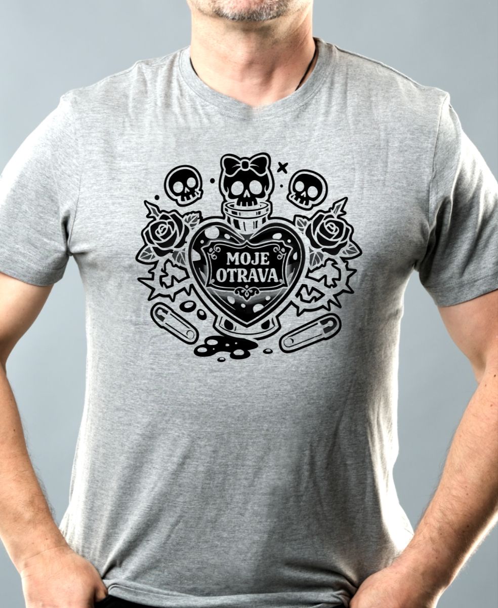 Moje otrava, černý potisk Moje otrava, černý potisk