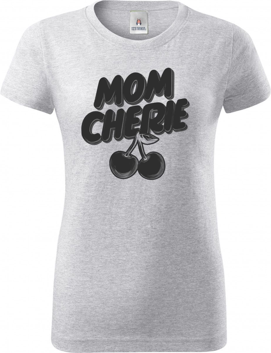 Mom cherie, černý potisk