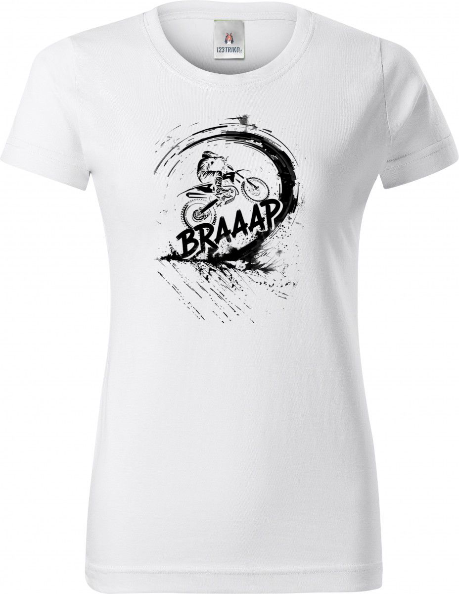 Motokros, BRAAAP, černý tisk