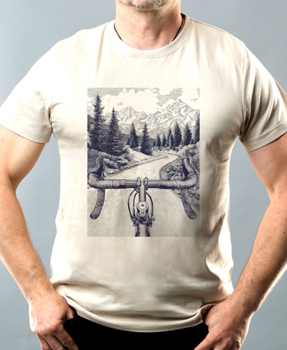 Mountain road biker