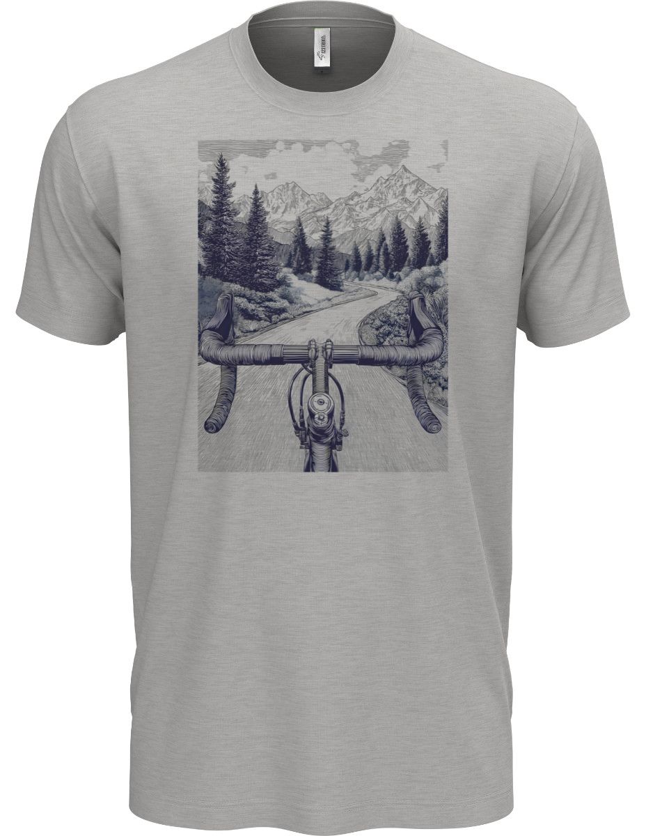 Mountain road biker