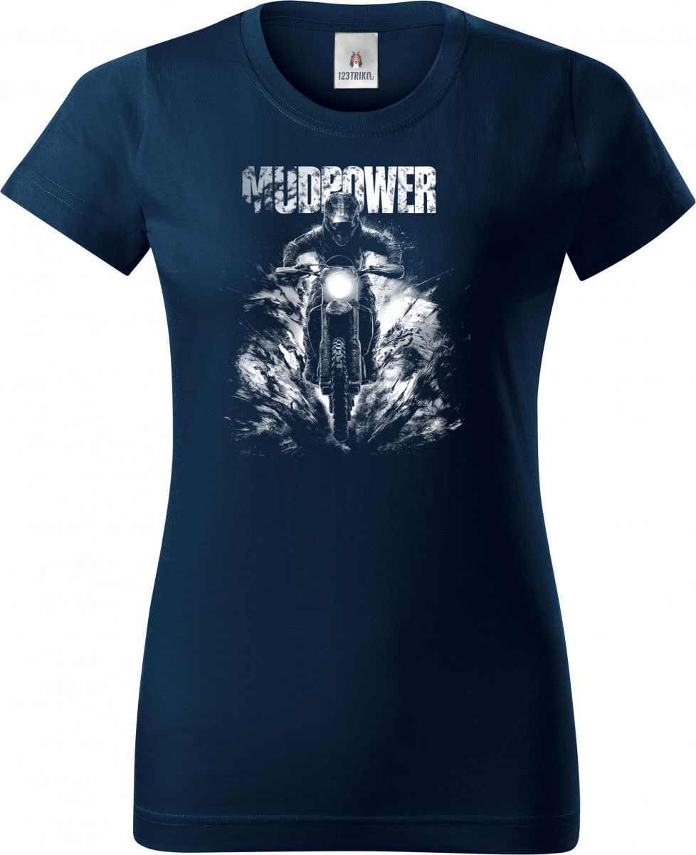 MUDPOWER, Enduro, Motocross, bílý, V3