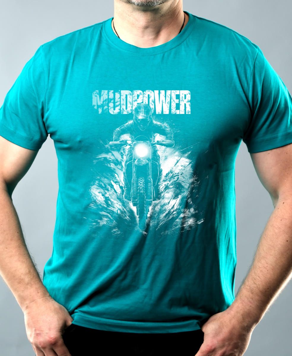 MUDPOWER, Enduro, Motocross, bílý, V3