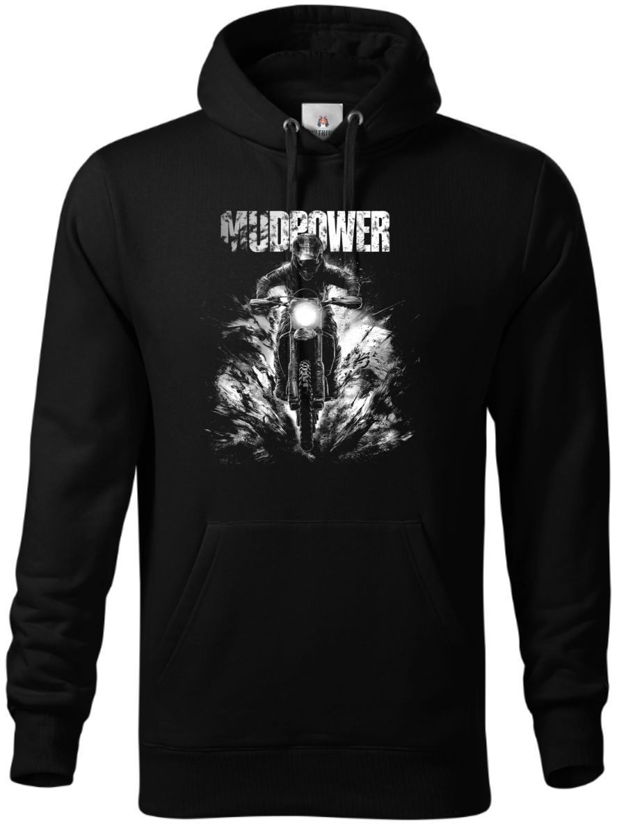 MUDPOWER, Enduro, Motocross, bílý, V3