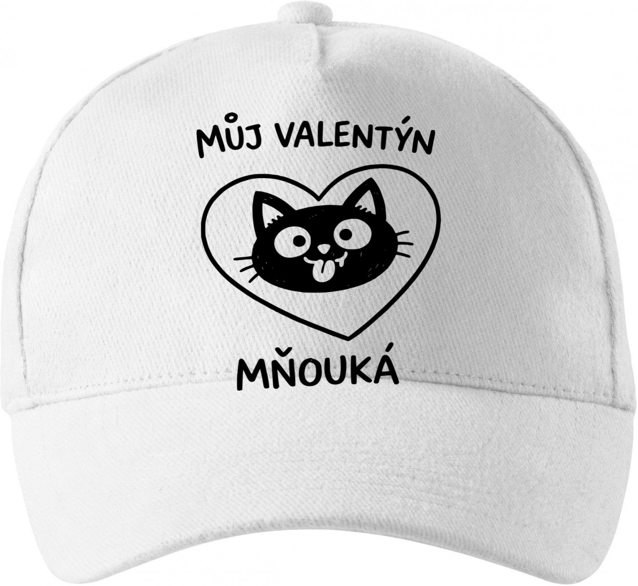 Můj Valentýn mňouká, černý potisk