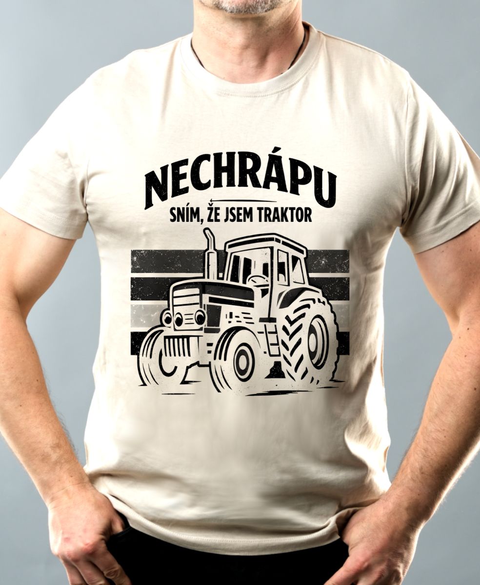 Nechrápu, sním že jsem traktor, V2, černý tisk