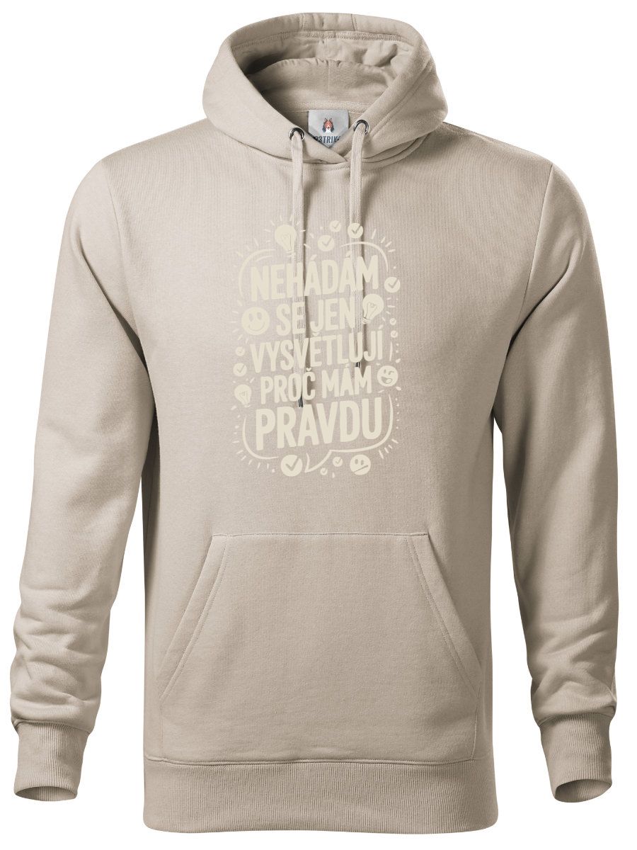 Nehádám se, jen vysvětluji proč mám pravdu