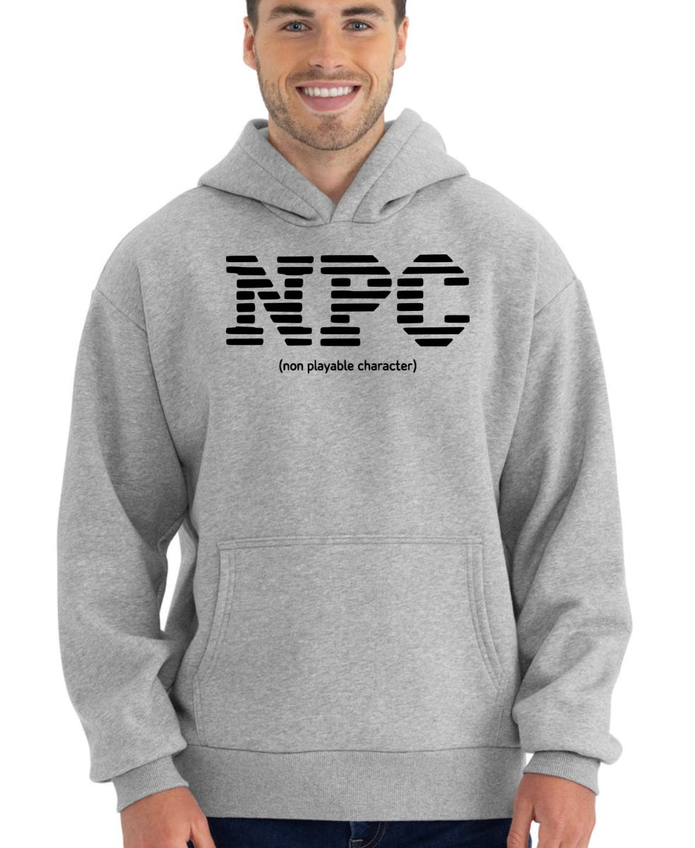 NPC, non playable character, černý tisk