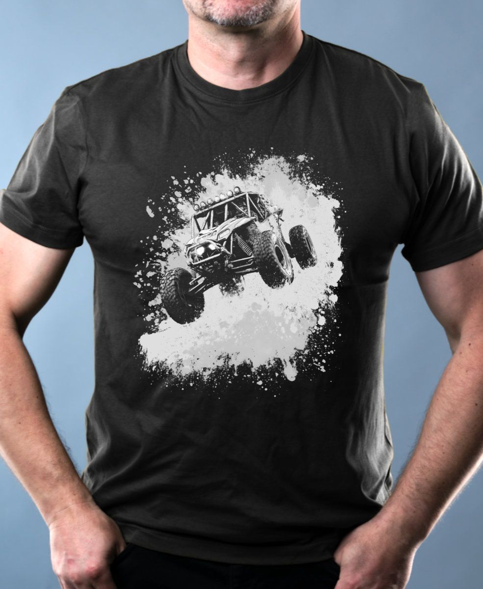 Offroad buggy, bílý tisk