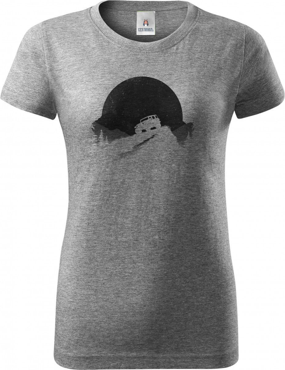 Offroad západ, černý tisk