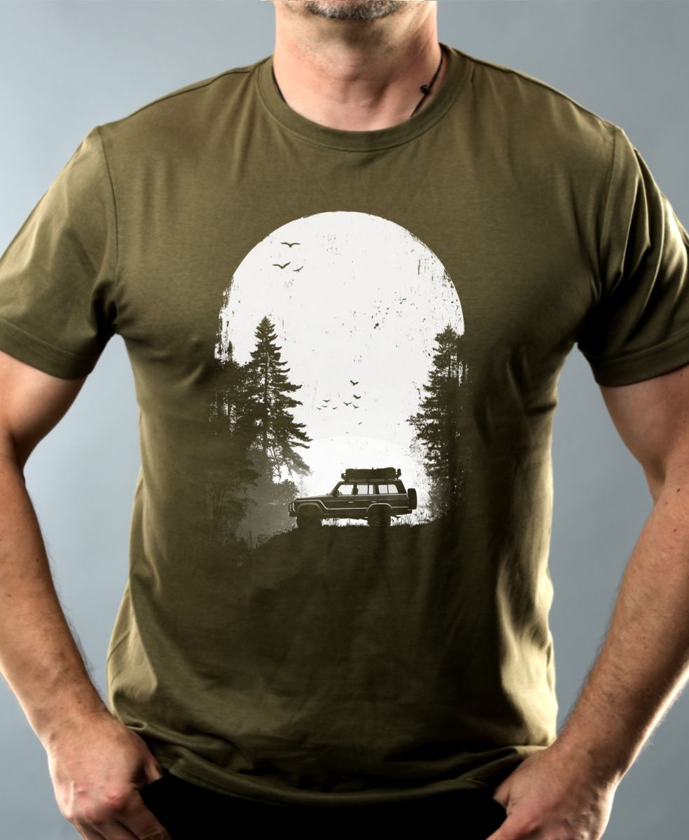 Offroad západ, V2, bílý tisk