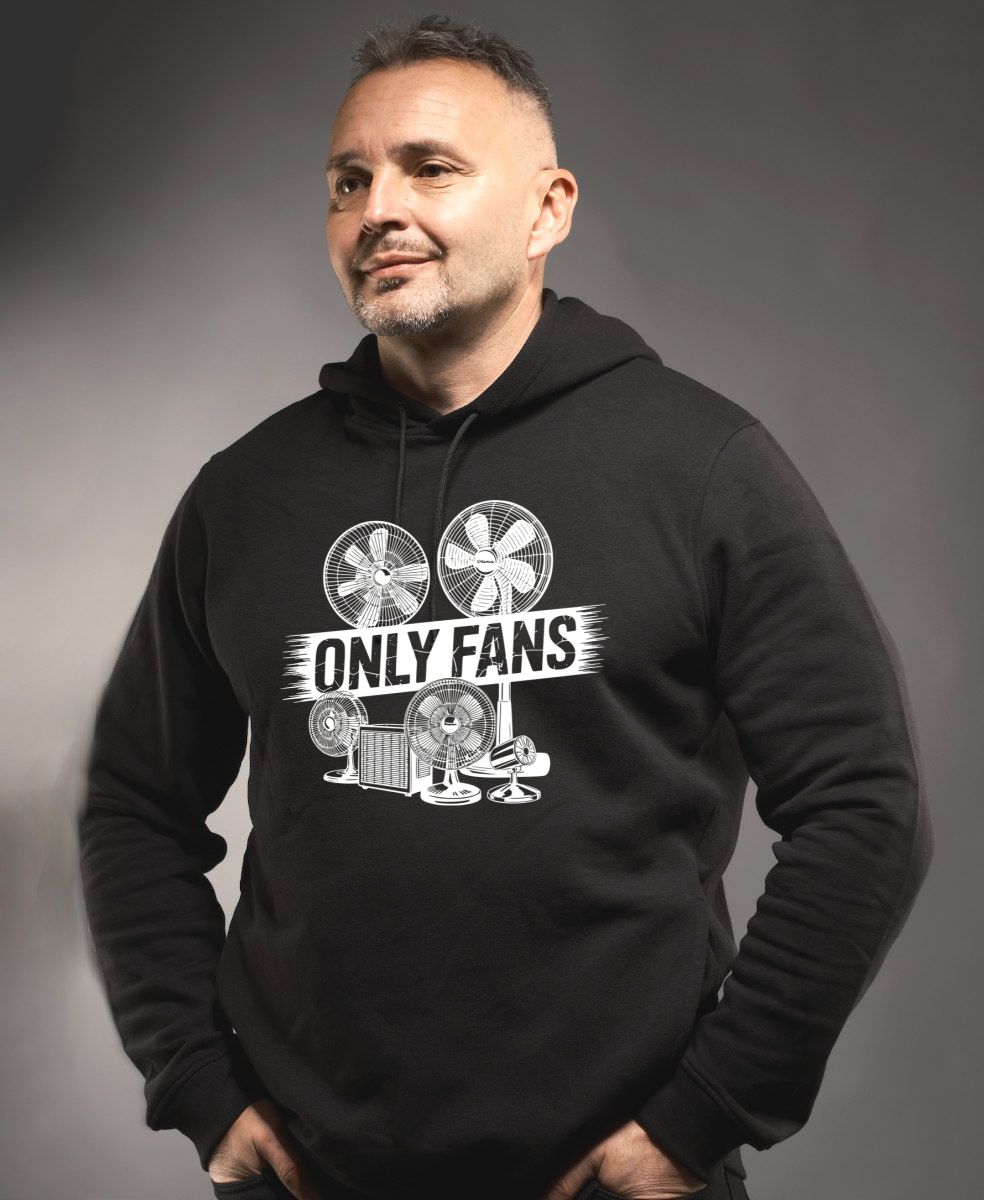 Only Fans,bílý potisk