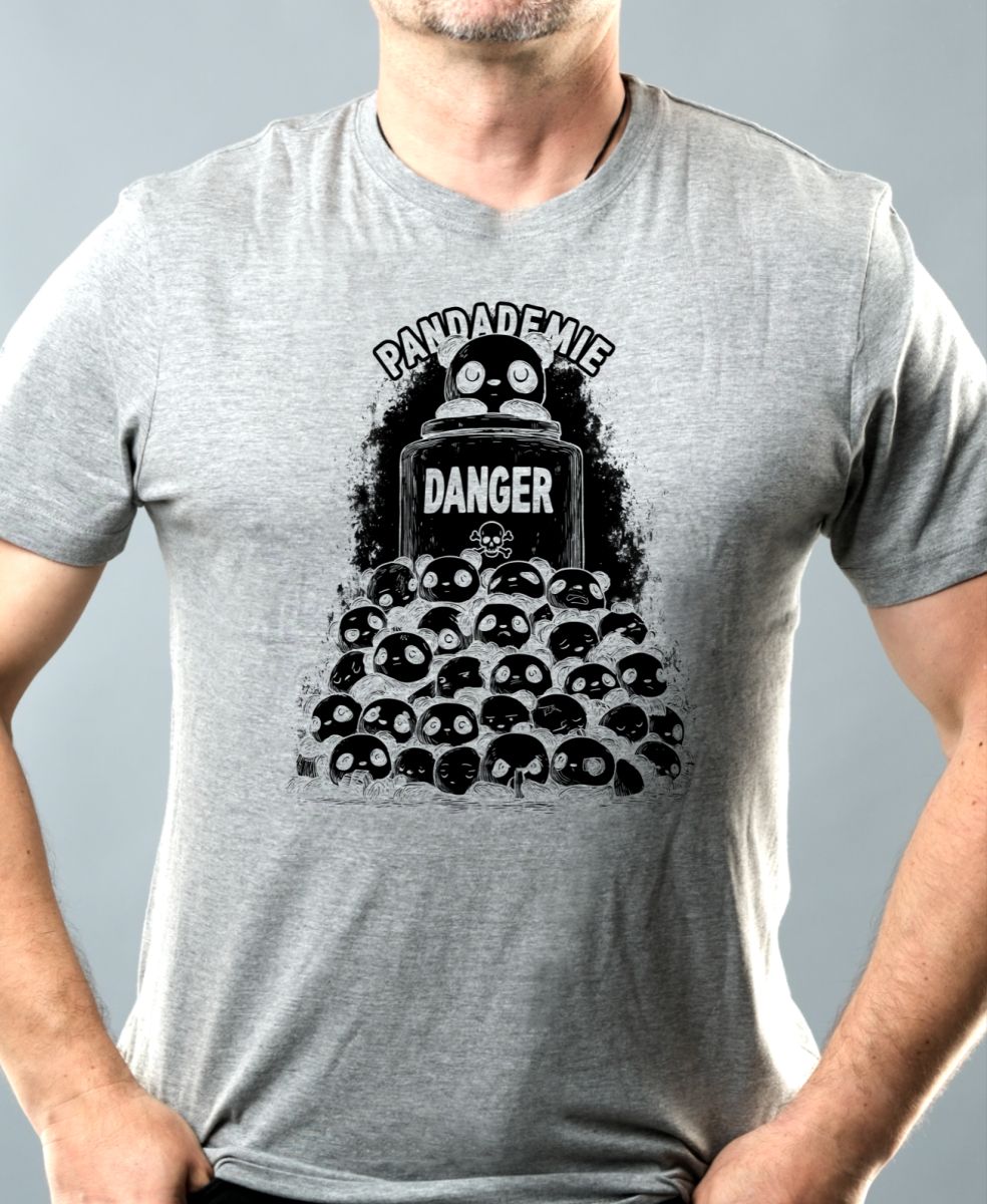 Pandademie, černý tisk