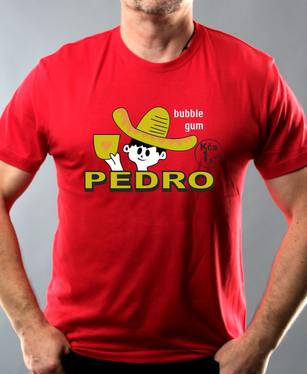 PEDRO, retro motiv žvýkačka