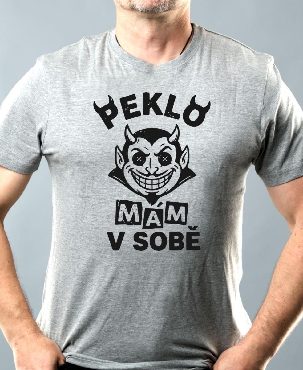 Peklo mám v sobě, černý tisk