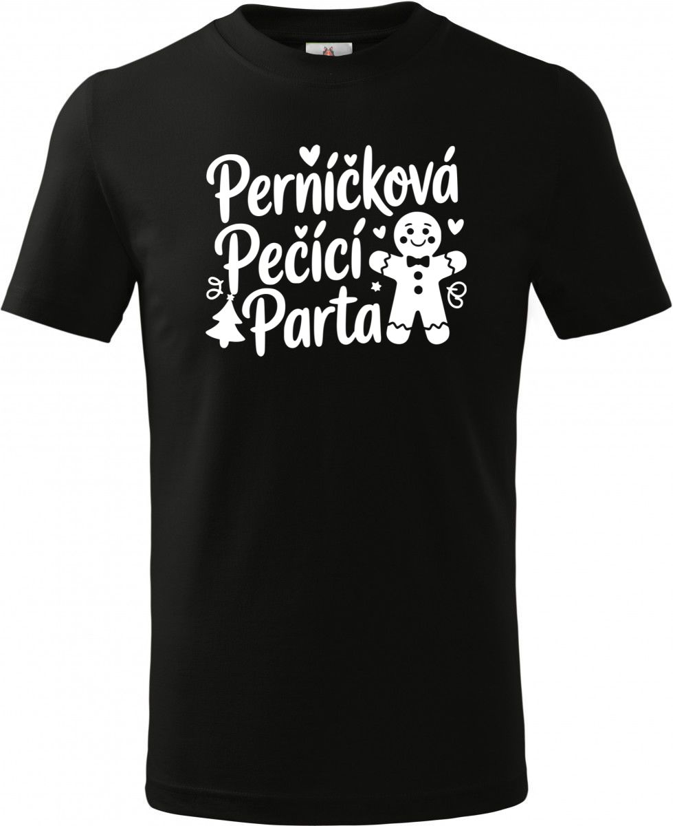 Perníčková pečící parta, bílý tisk Perníčková pečící parta, bílý tisk