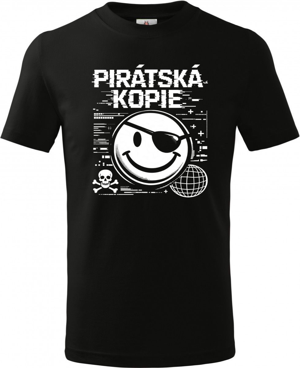 Pirátská kopie, V1, bílý tisk
