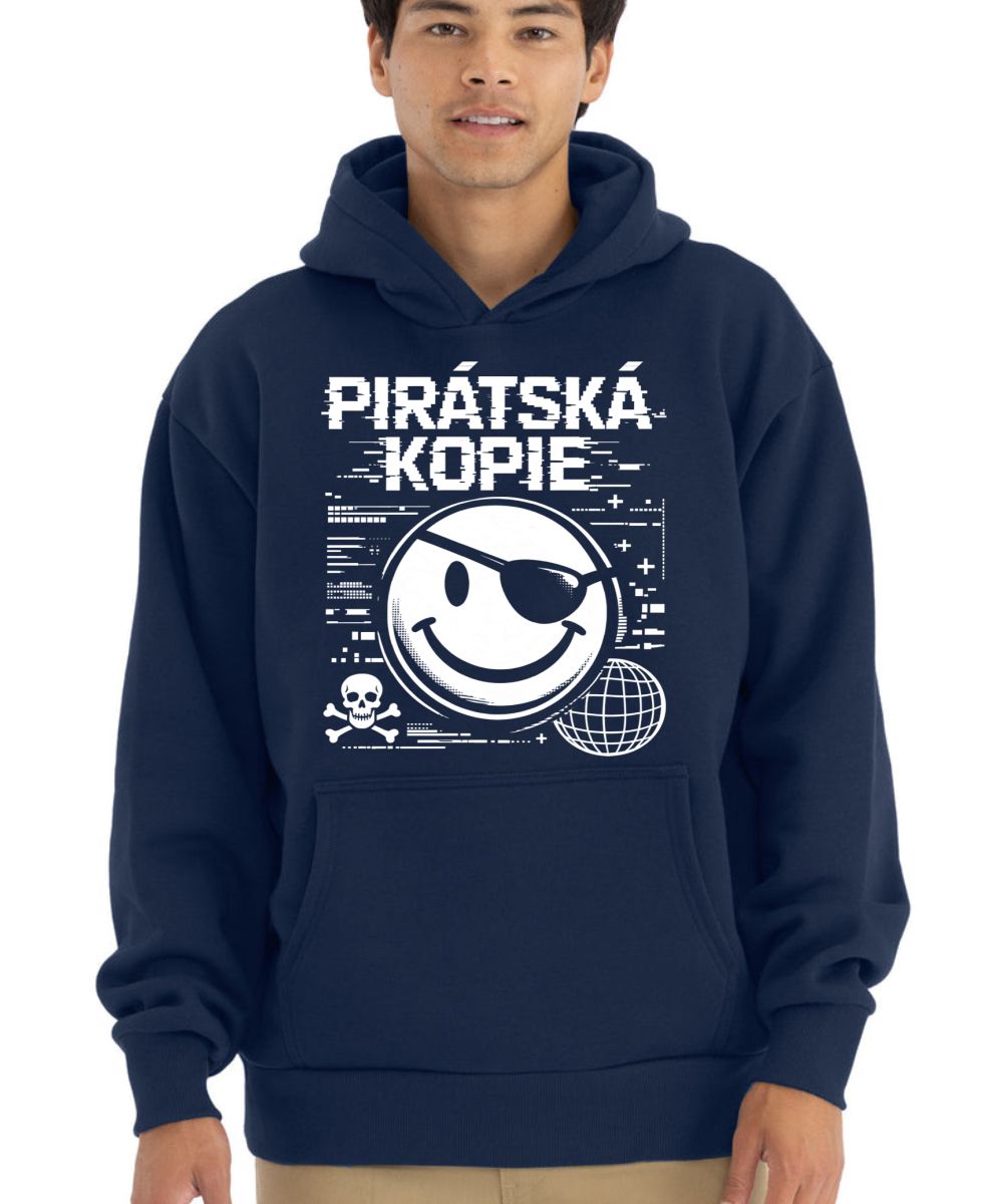 Pirátská kopie, V1, bílý tisk