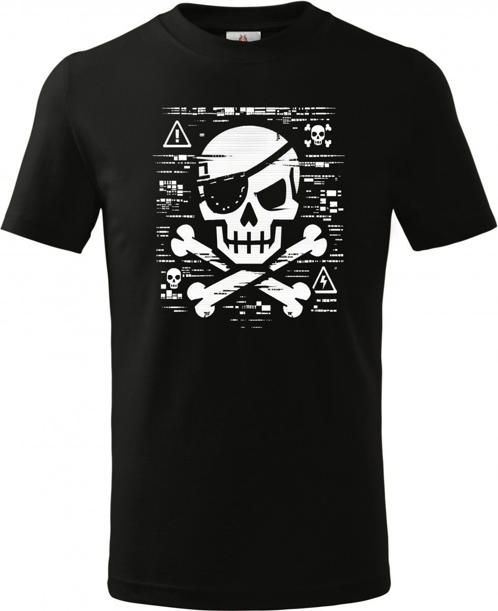 Pirátská kopie, V2, bílý tisk