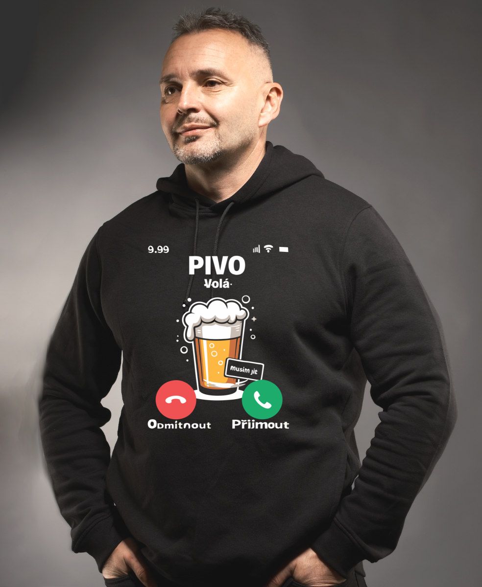 Pivo Volá, vtipné tričko,