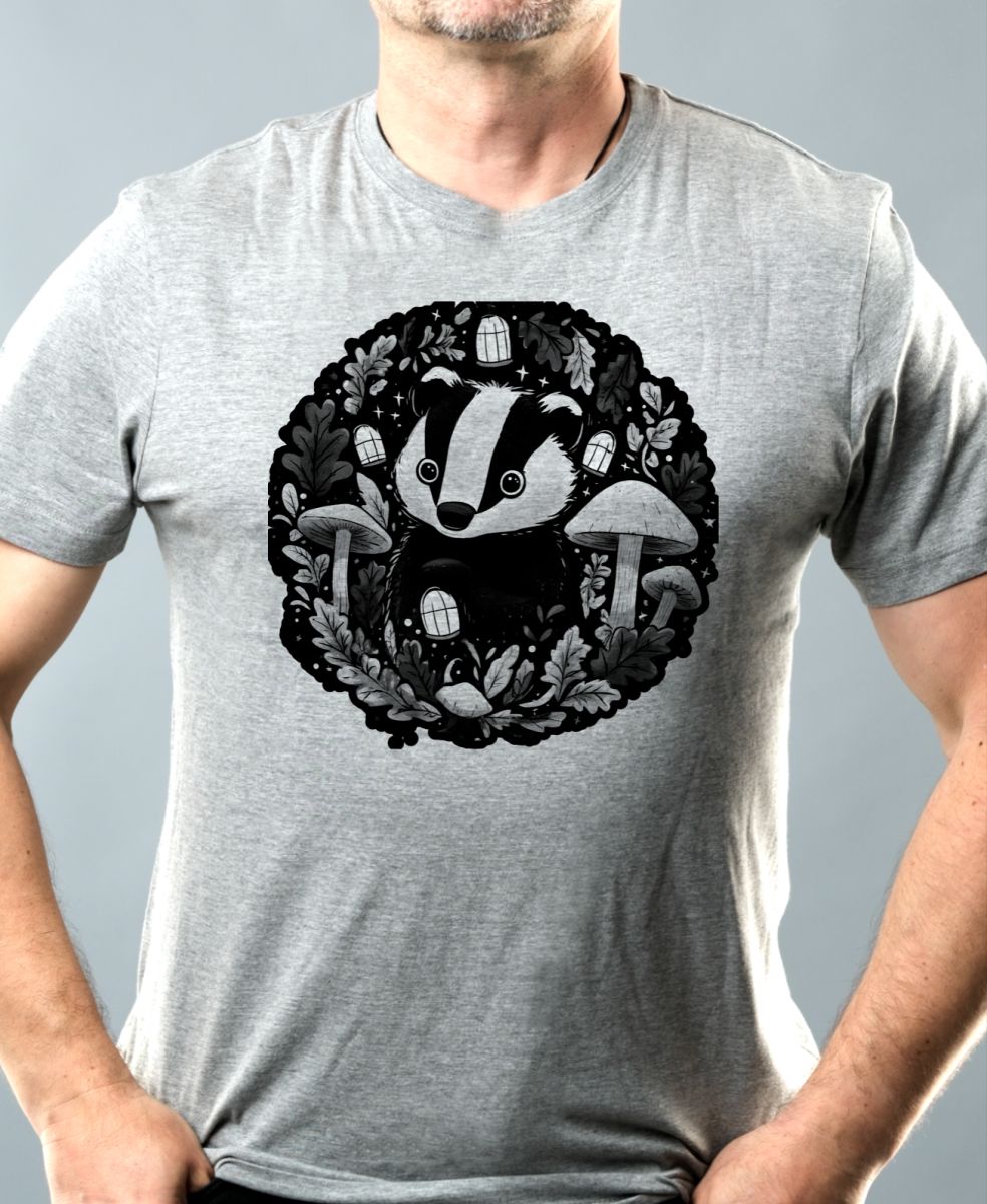 Podzimní jezevec, černý potisk