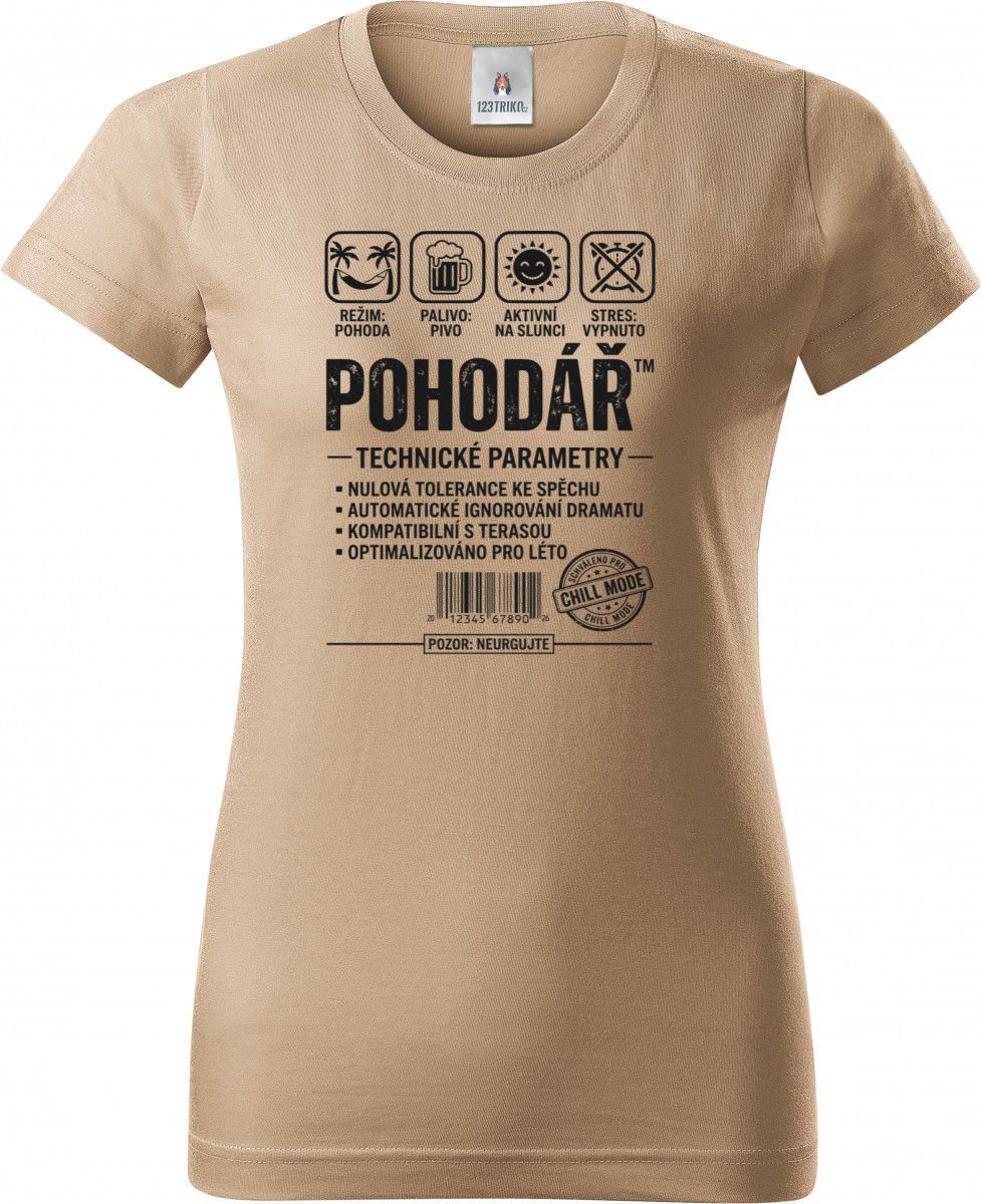 Pohodář, černý potisk