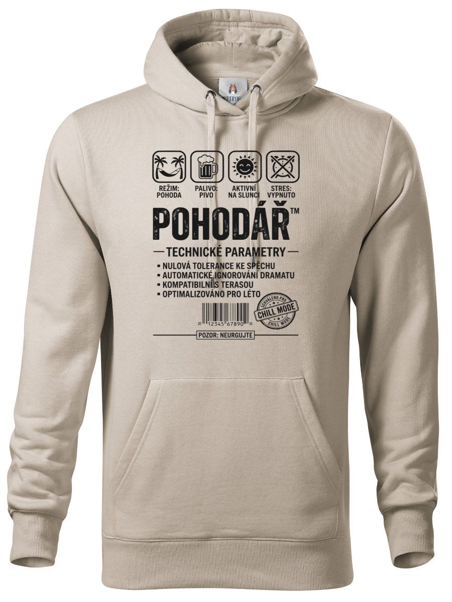 Pohodář, černý potisk